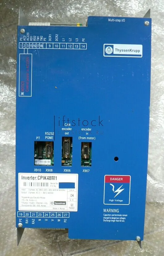 Частотный преобразователь CPIK-48M1 THYSSENKRUPP LS07211 Частотный преобразователь CPIK-48M1 THYSSENKRUPP LS07211